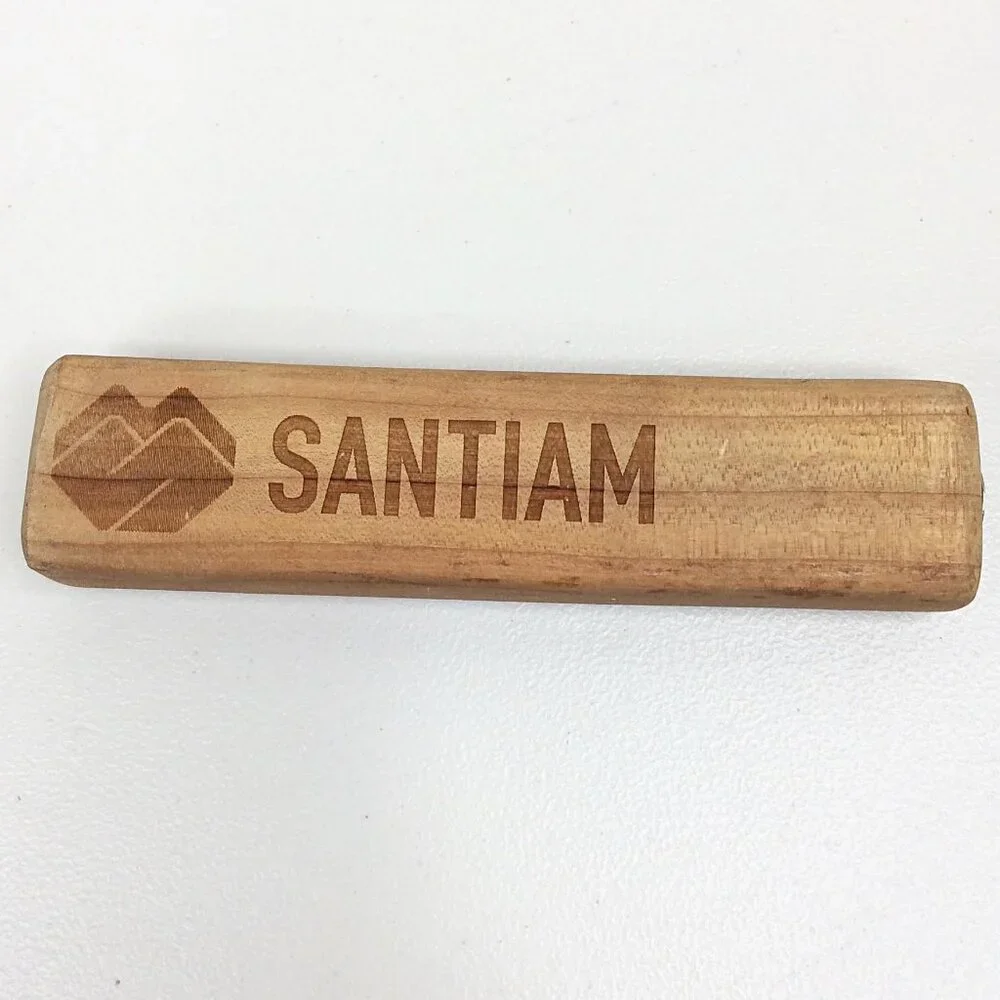 Santiam Brewing Company Craft Beer Tap Handle Wood Keg Top Oregon‎ 8